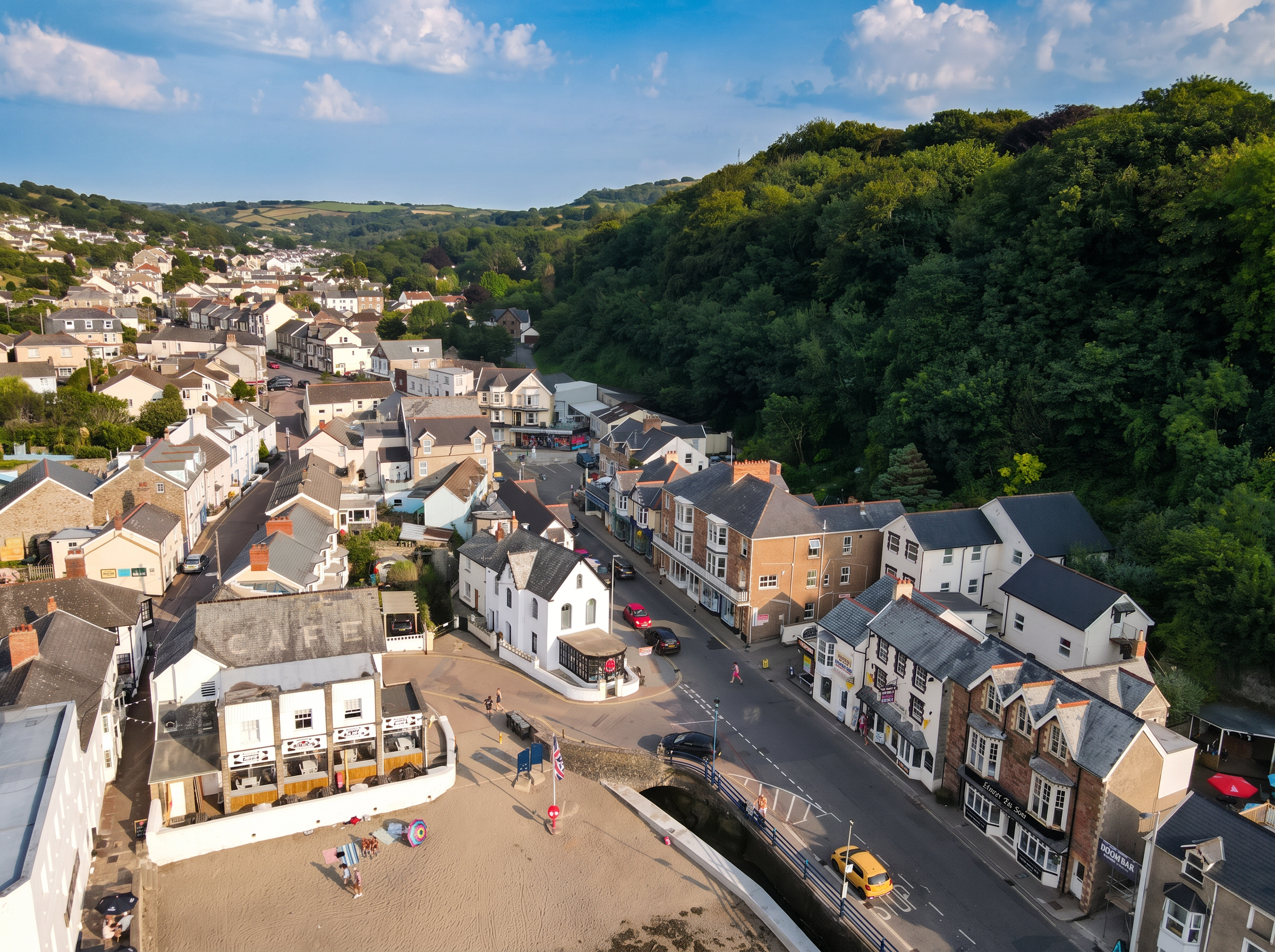 Coastal view of Combe Martin